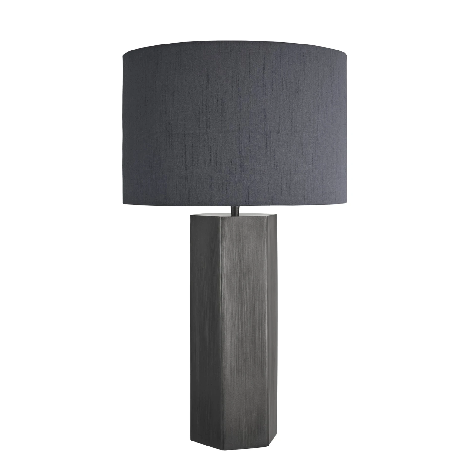 Pillar Hex Table Lamp - Pewter 10 Pillar Hex Table Lamp - Pewter - Image 8