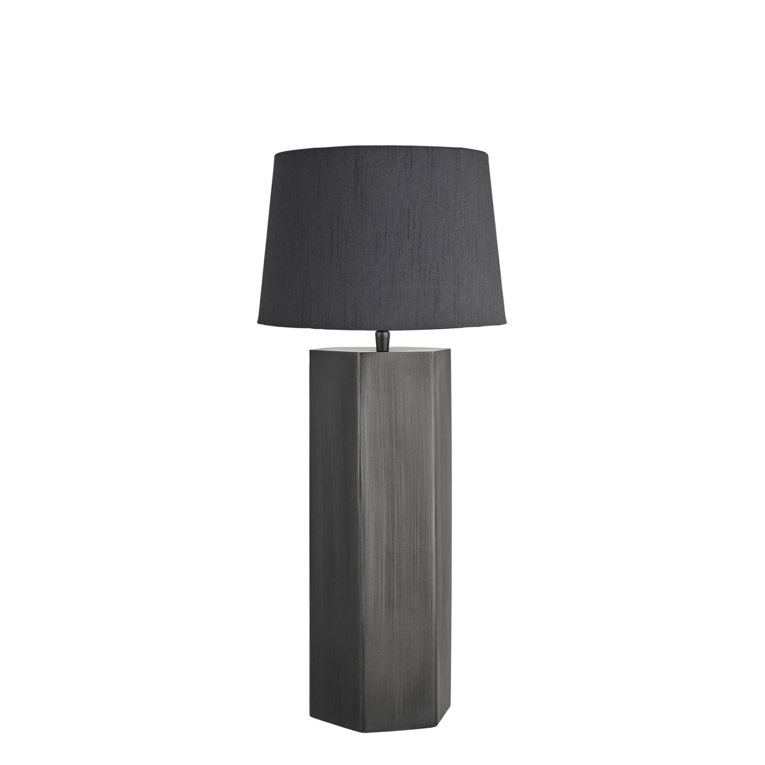 Pillar Hex Table Lamp - Pewter 14 Pillar Hex Table Lamp - Pewter - Image 12