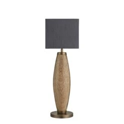 Wooden Geometric Pillar Table Lamp - Natural 16 Wooden Geometric Pillar Table Lamp - Natural -Lumi Home Shop table lamp wooden geo pillar natural smll cube grey WO GE PILTL N GR SCU