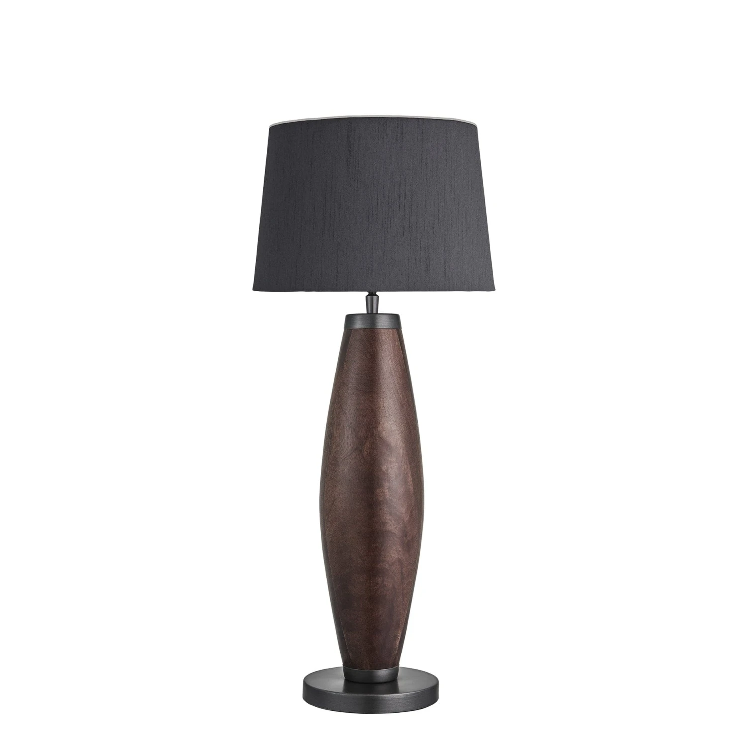 Wooden Geometric Pillar Table Lamp - Walnut - Expected W/c 29th Of July 9 Wooden Geometric Pillar Table Lamp - Walnut - Expected W/c 29th Of July - Image 7